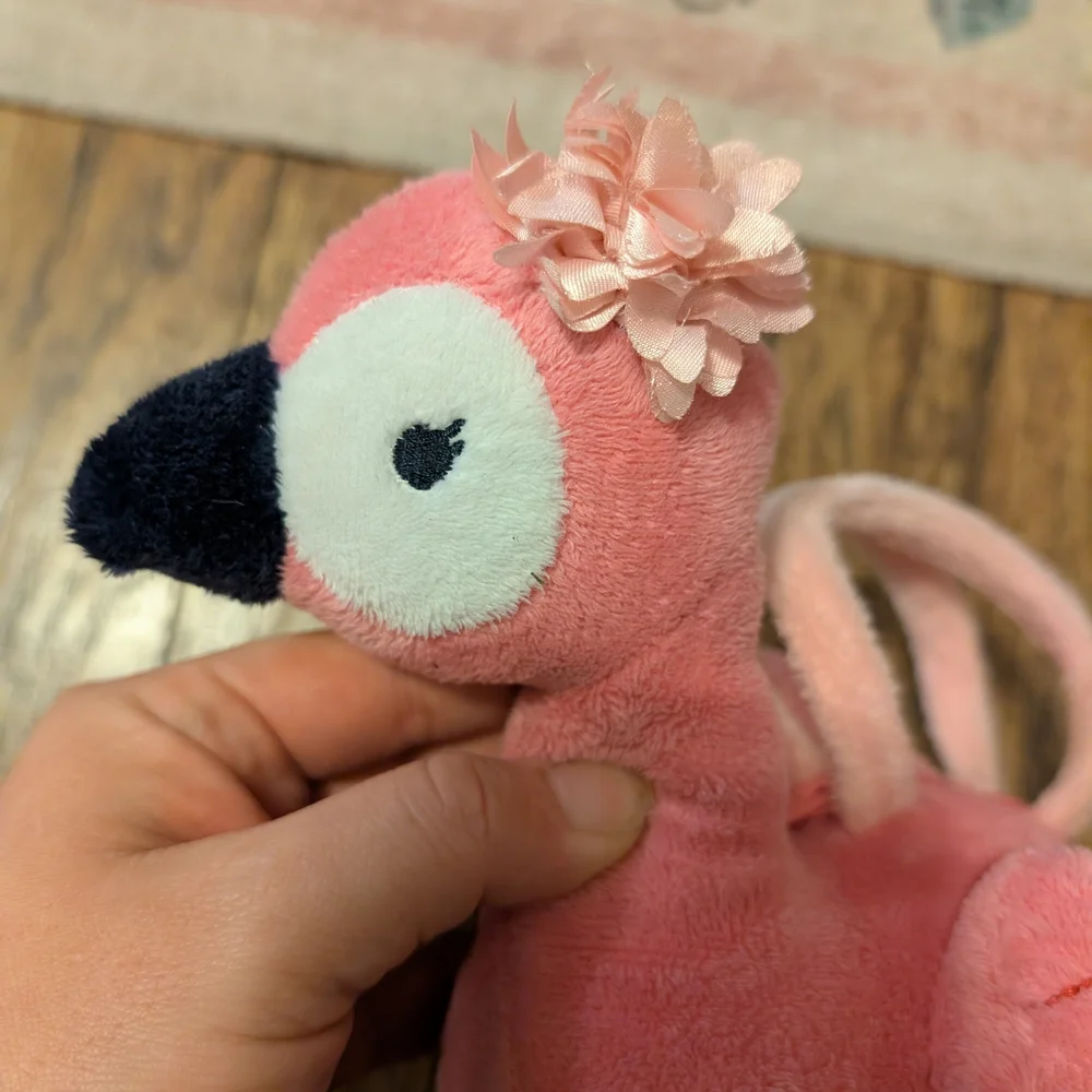 💥3/$24 Gymboree Fruit Punch‎ Pink Plush Flamingo Purse